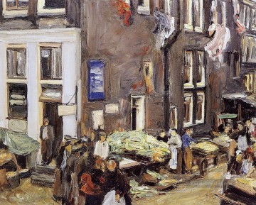Juwelierviertel in amsterdam 1905 Max Liebermann Ölgemälde